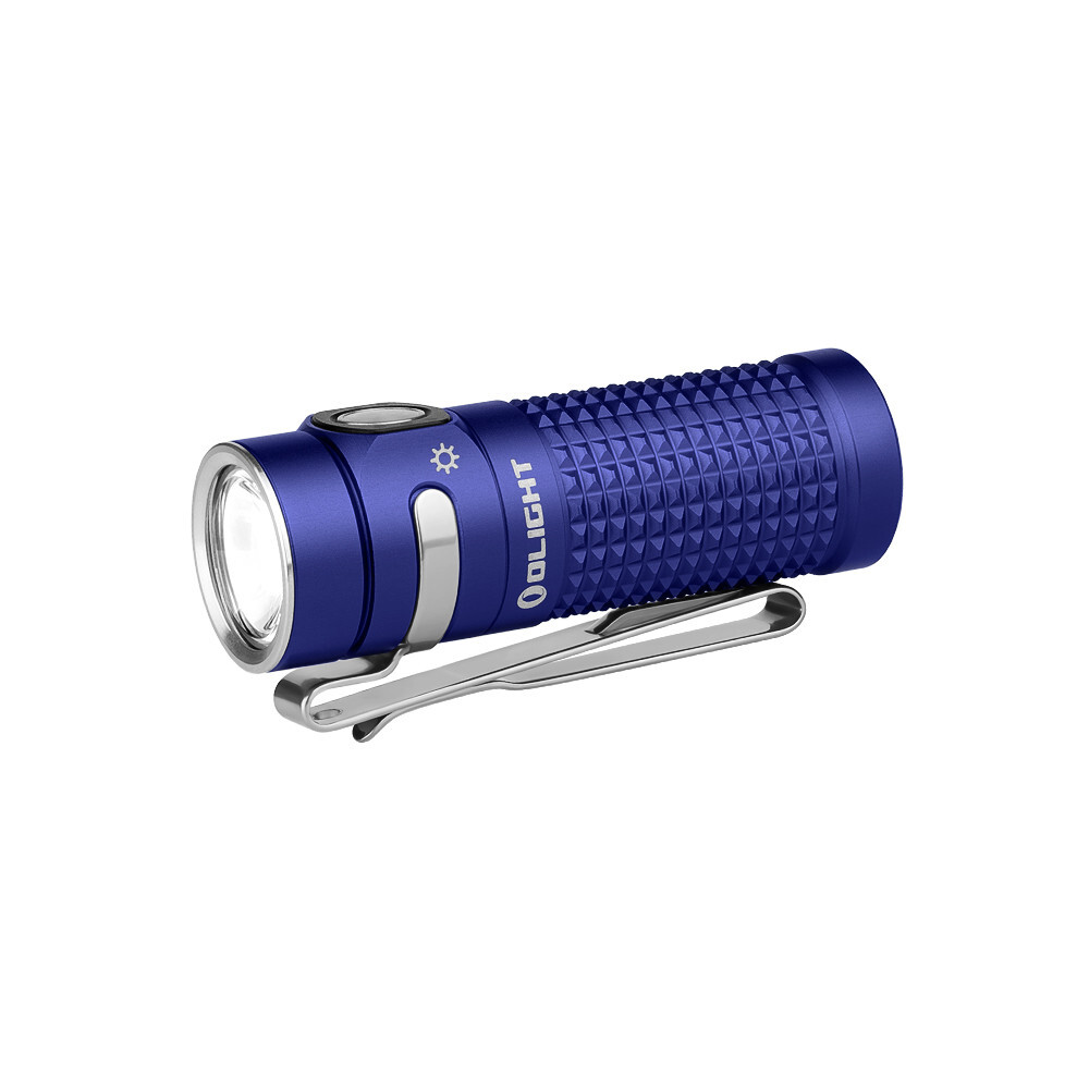 Olight Baton 4 Regal Blue Premium Rechargeable Flashlight & Warrior Nano Black
