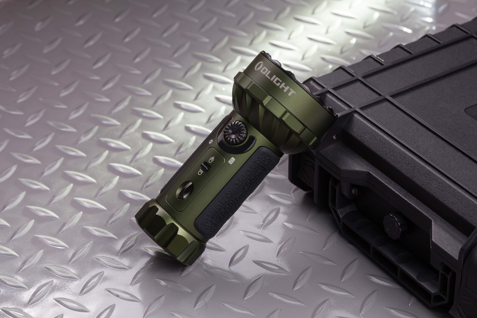 Olight Marauder Mini OD Green Rechargeable LED Flashlight, 7000 Lumen, 600 Meter