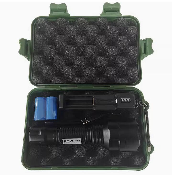 Professional Shortwave UVC 260nm Ultraviolet Flashlight for Mineral Fluorescent