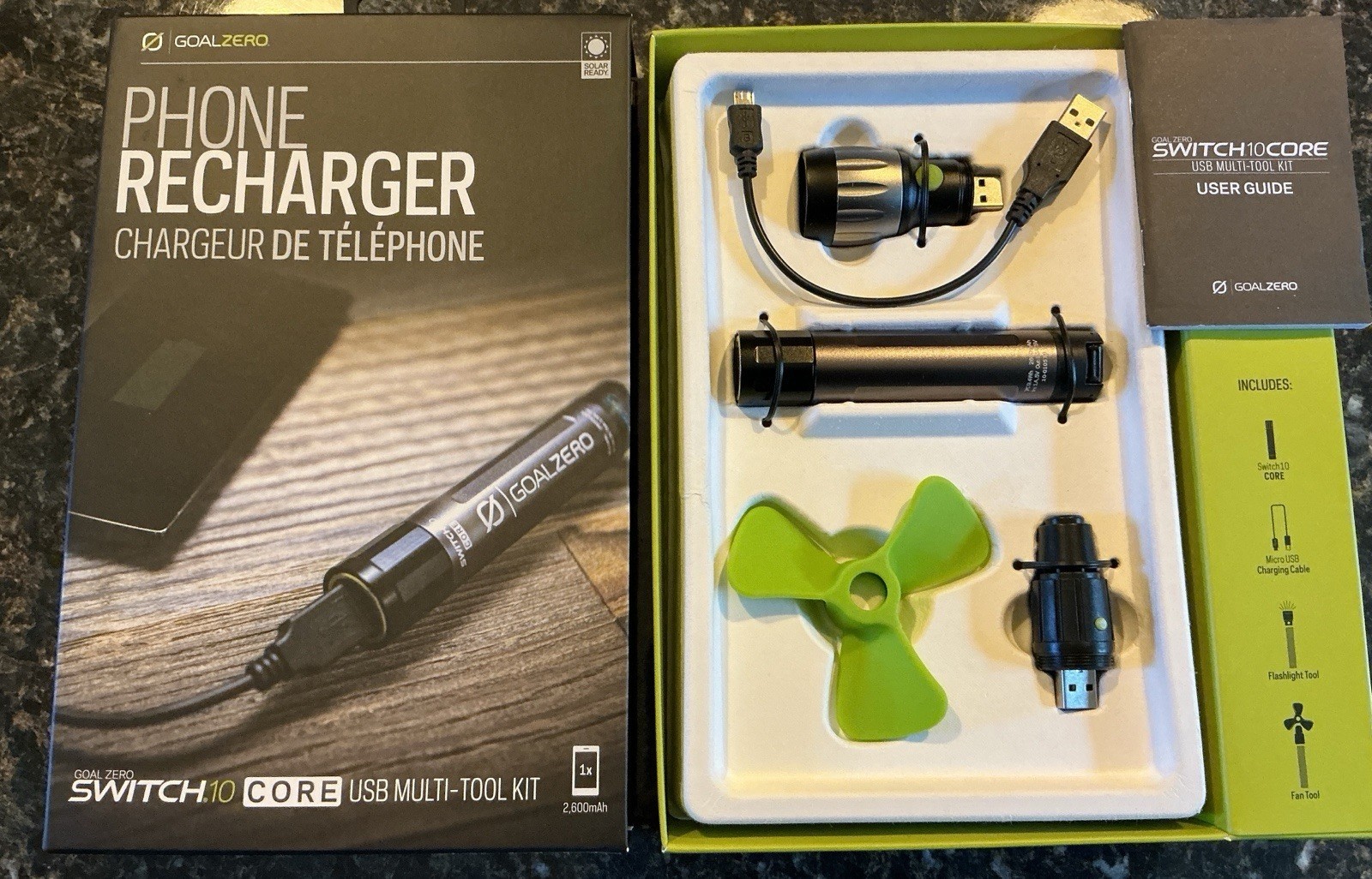Goalzero Model Number # Switch 10 Core USB Multi-Tool Kit Rechargeable