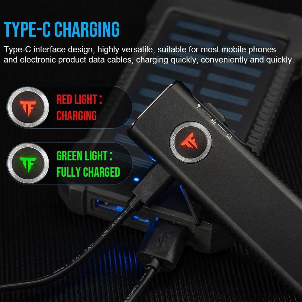 TrustFire MINIX3-SE 1200LM EDC Flashlight UV light & Laser Magnetic Rechargeable