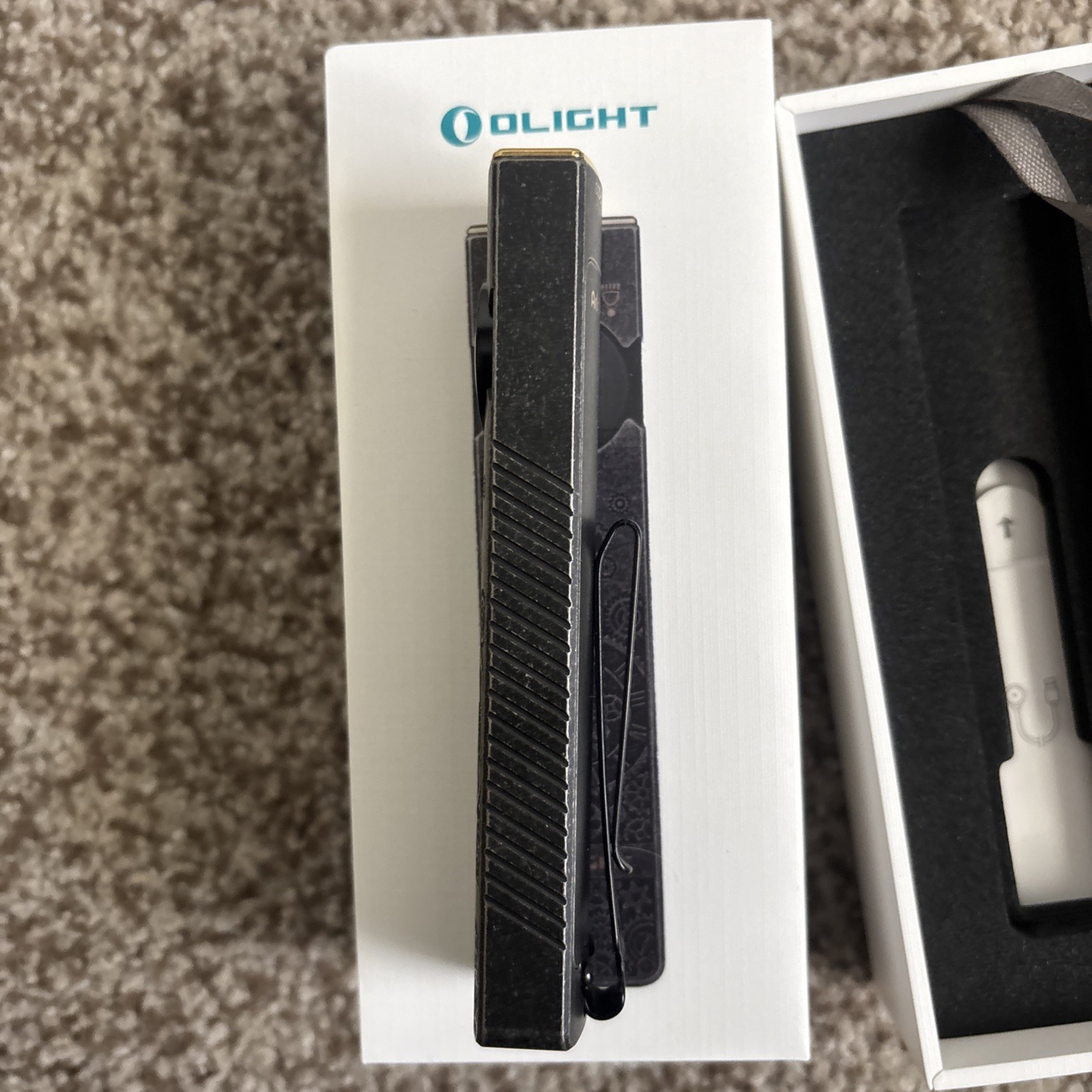 Olight Arkfeld Pro Titanium Gears Limited Edition 3-in-1 EDC Tactical Flashlight