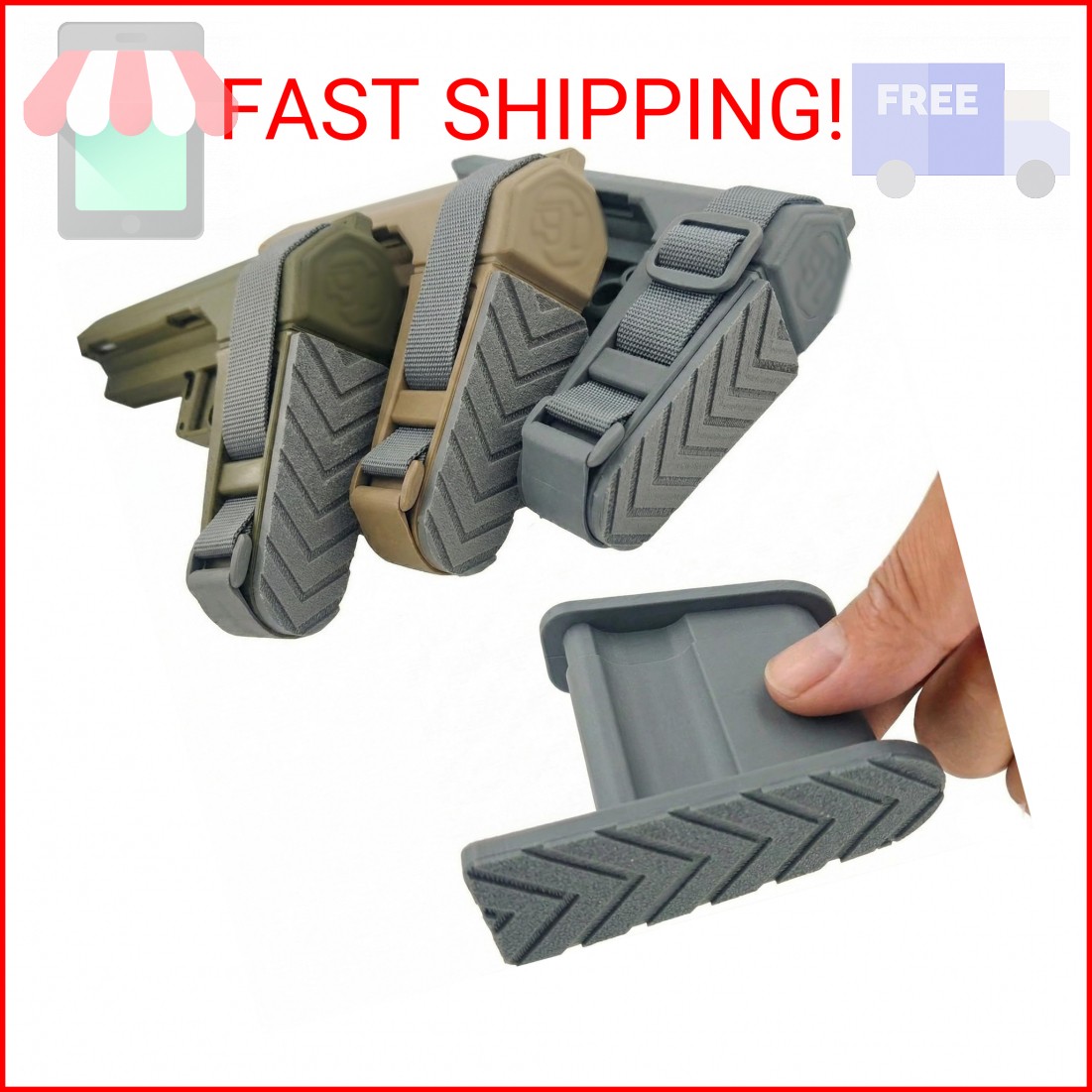 SBA3 Storage Plug for SB Tactical Brace, for maintaining Shape. Can Store Access