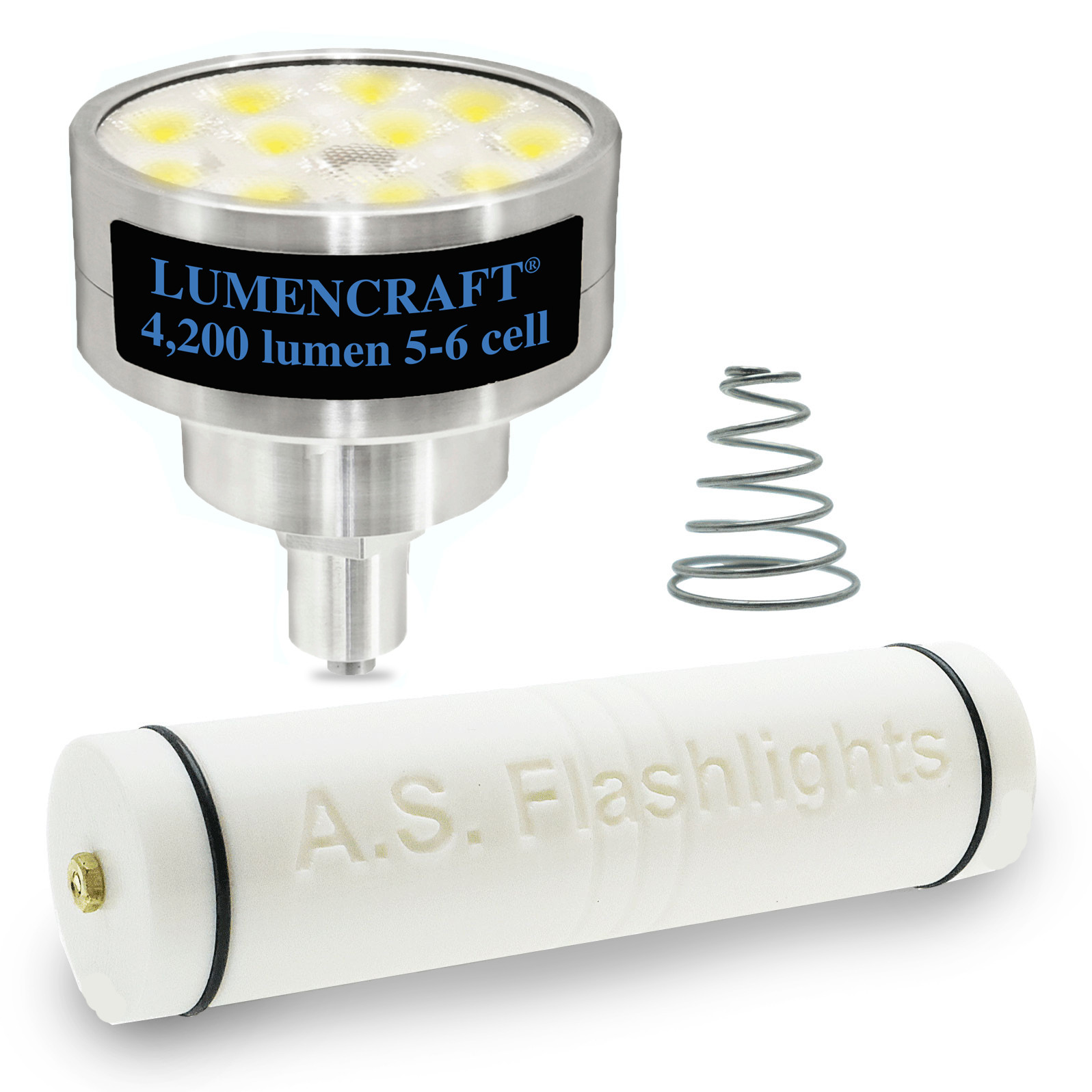 4,200 lumen LED Conversion Kit for 2D Maglite Flashlight, Fits 2D Maglight