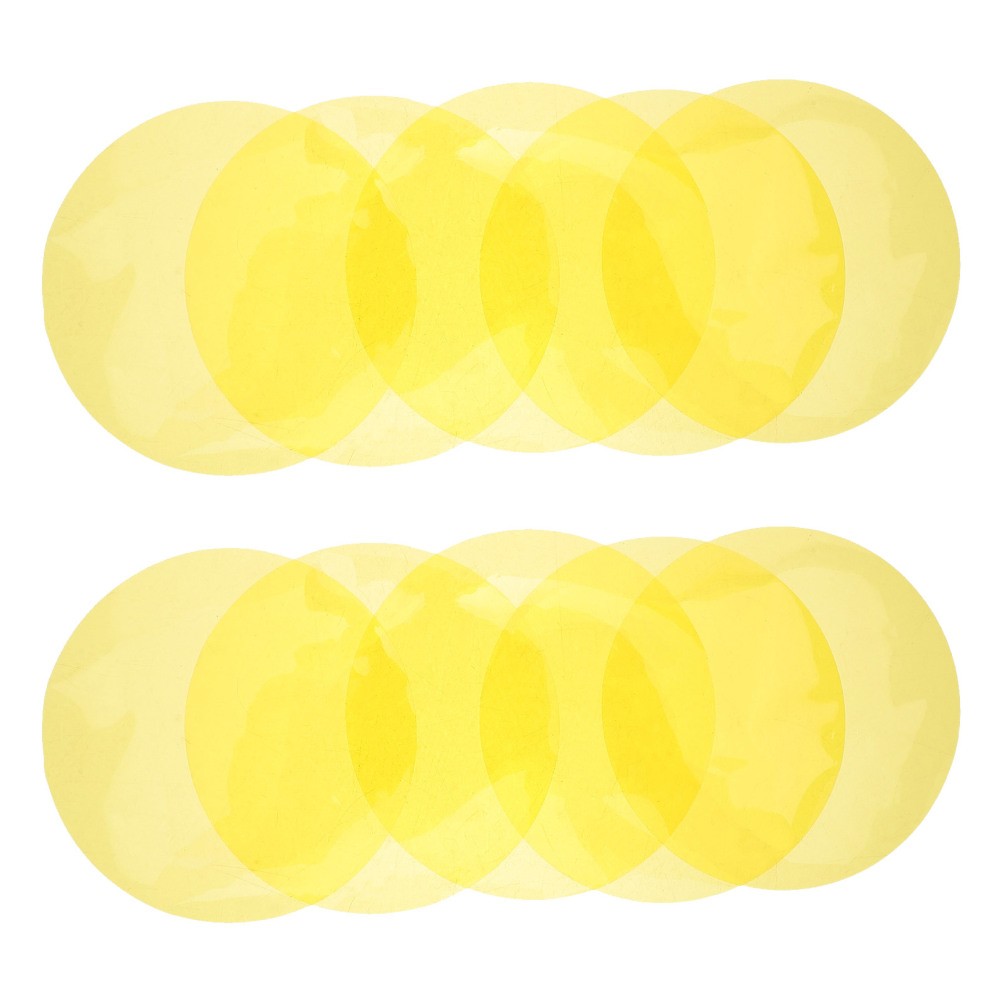 10 Pcs Warm Light Gel Sheets Professional Lighting Gels Decorative Filters