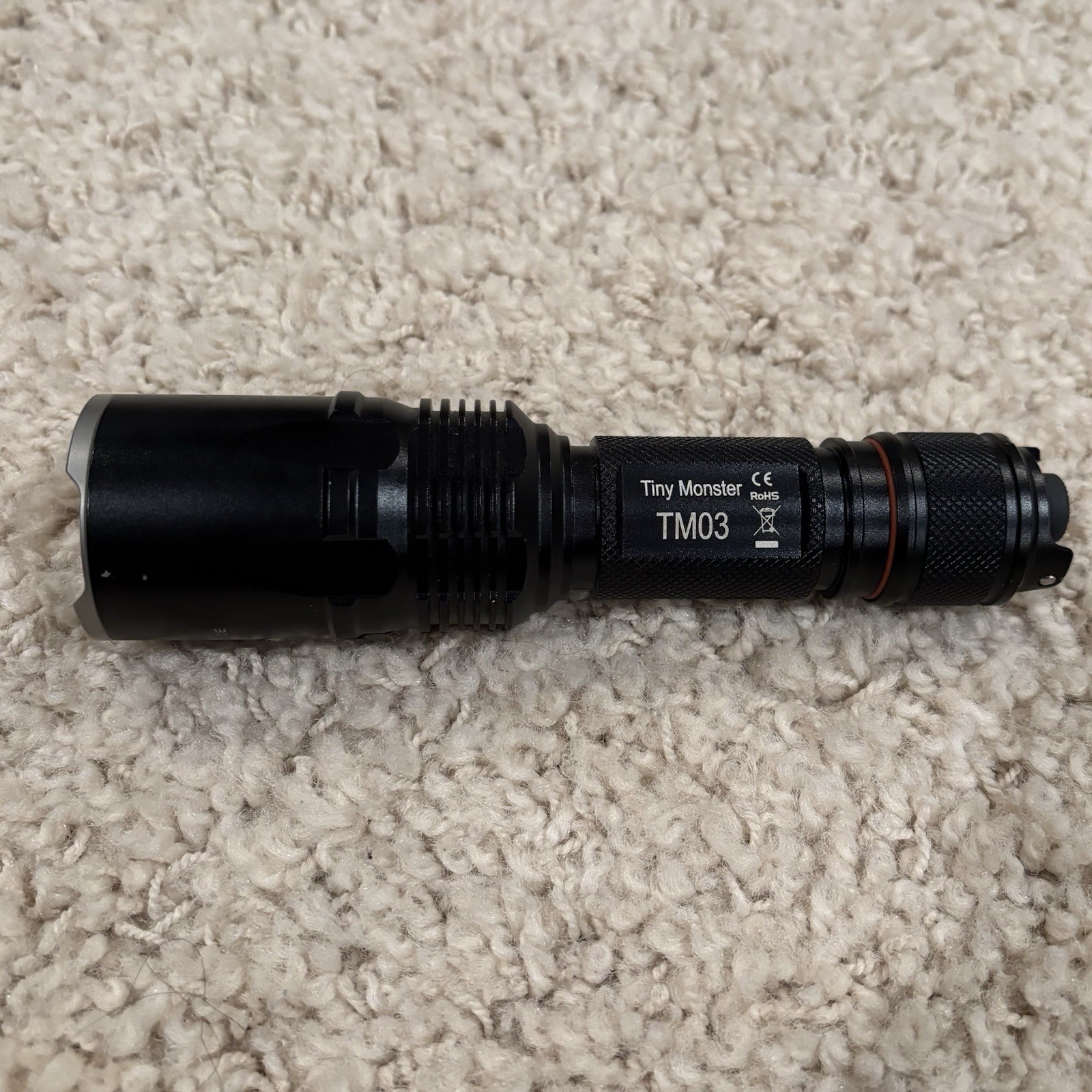 Nitecore TM03 Tiny Monster 2800 Lumen Flashlight, Tested & Working, No Battery