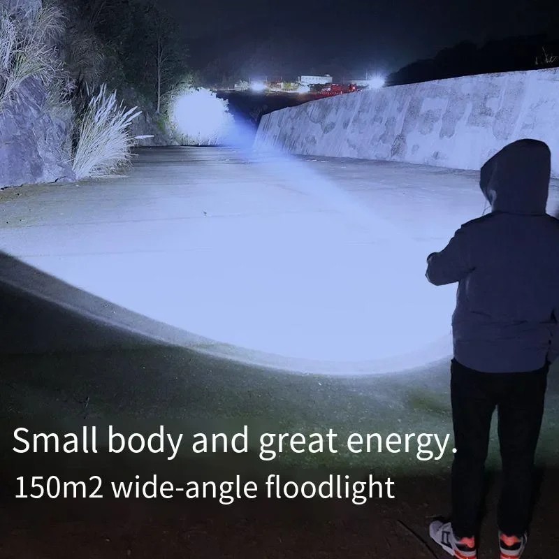 1200000LM USB Rechargeable LED Flashlight Super Bright Torch Tactical Lamp