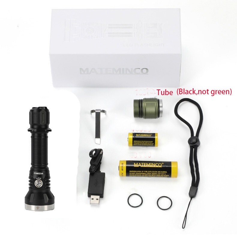 MATEMINCO Mini LEP Laser Pocket Flashlight 1350 Meter 1350 Lumens EDC Torch