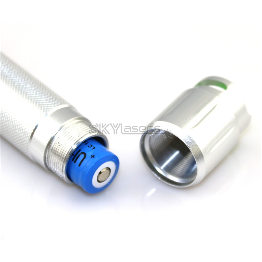 Handheld Flashlight 450nm Adjustable Focus Blue Visible Beam light+Star cap