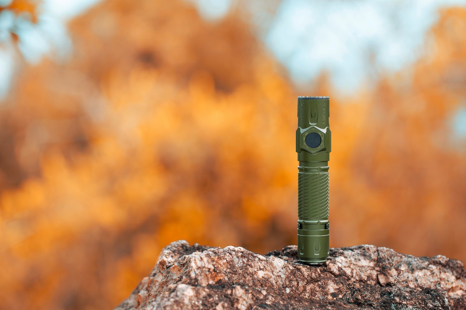 Olight Warrior Ultra OD Green 2500 Lumens Tactical Flashlight with OAL Material