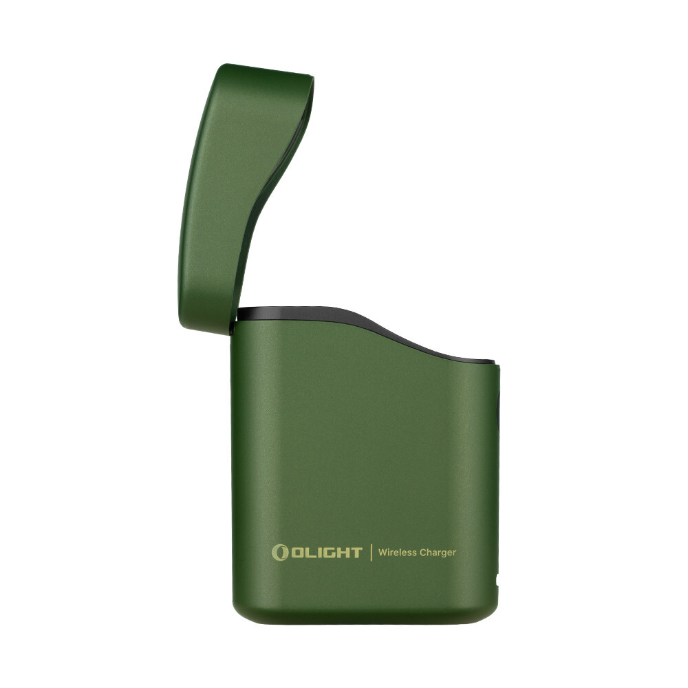 Olight Baton 4 OD Green Premium Rechargeable Flashlight + Charging Case, 1300 L