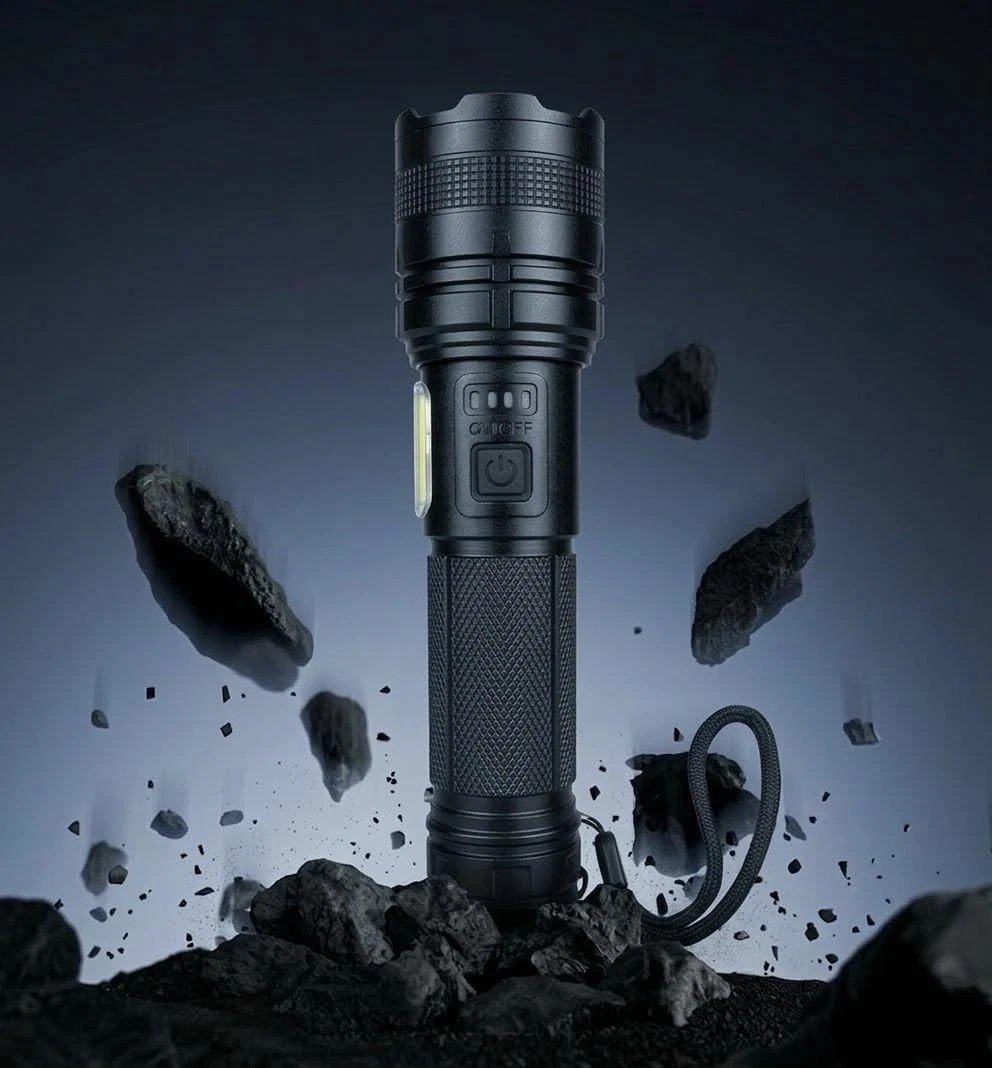 Rechargeable LED Flashlights High Lumens, 90000LM Super Bright Flashlights wi..,