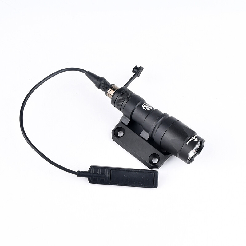 M300 M600 Tactical Flashlight With Metal SMR Base Set Fit MLOK KEYMOD Rail