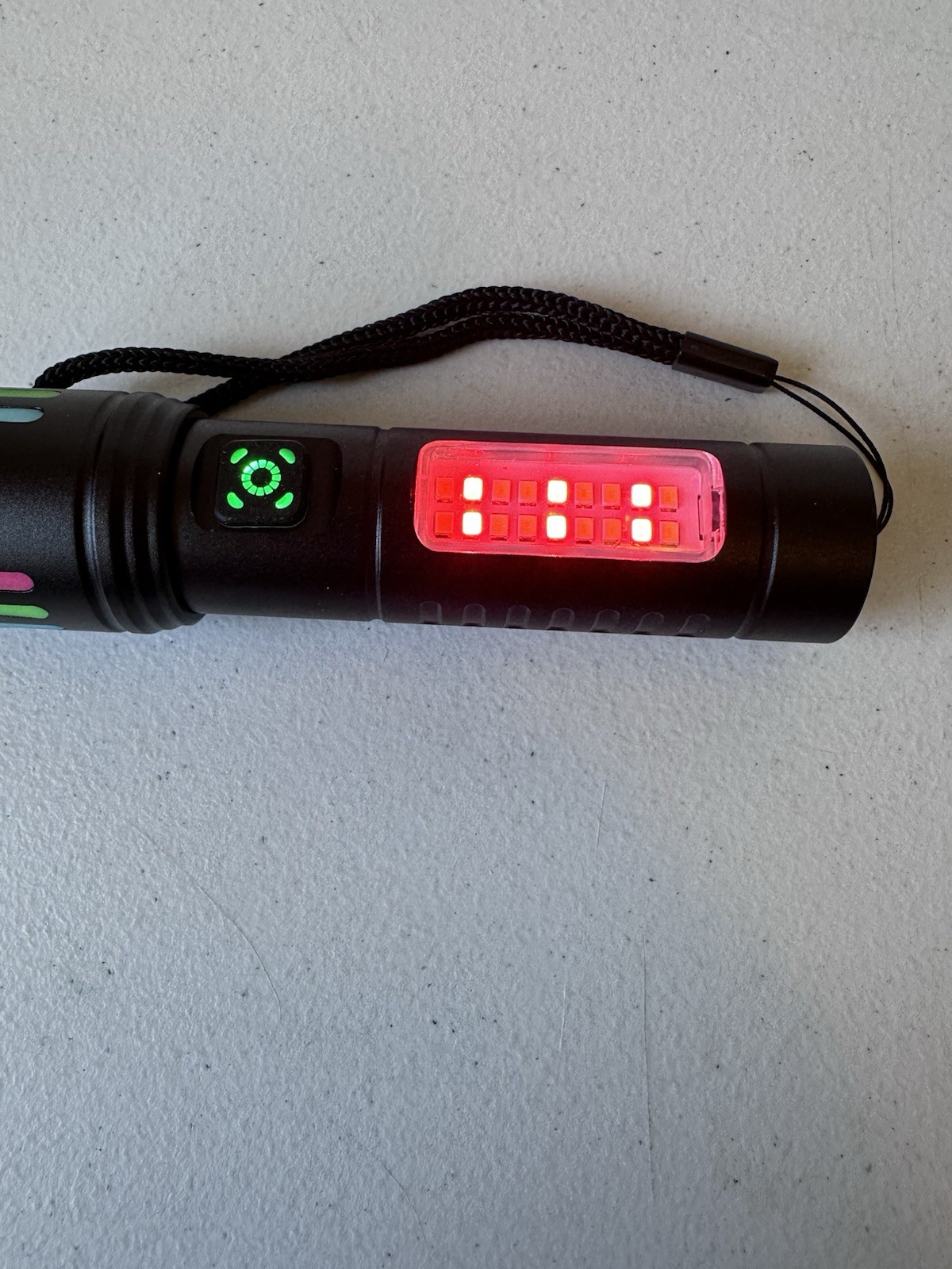 Rechargeable LED Flashlight Metal Torch 6 Modes USB Charge 15W + COB Light New