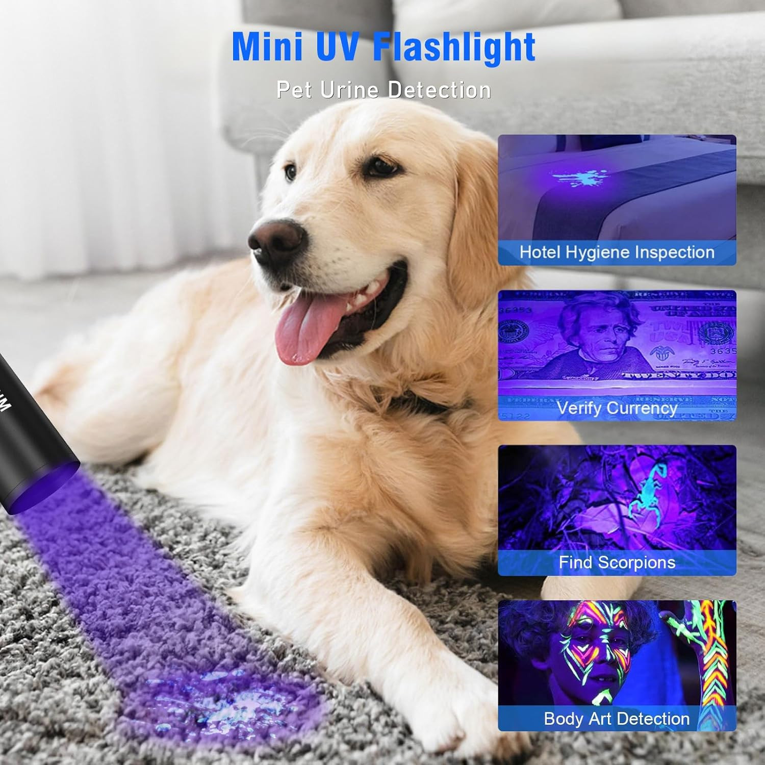 Flashlights LED High Lumens Rechargeable, 20,000 Lumens XHM77.2 Super Bright Fla