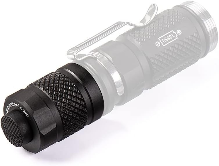 1-Inch Silicone Rubber Tailcap Switch for Surefire Flashlights – Black & Durable