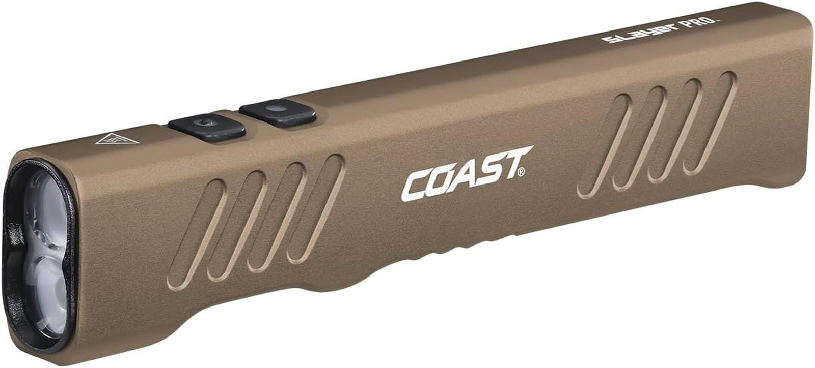 Slayer 1150 Lumen USB-C Rechargeable LED Flashlight with Clip – Dune