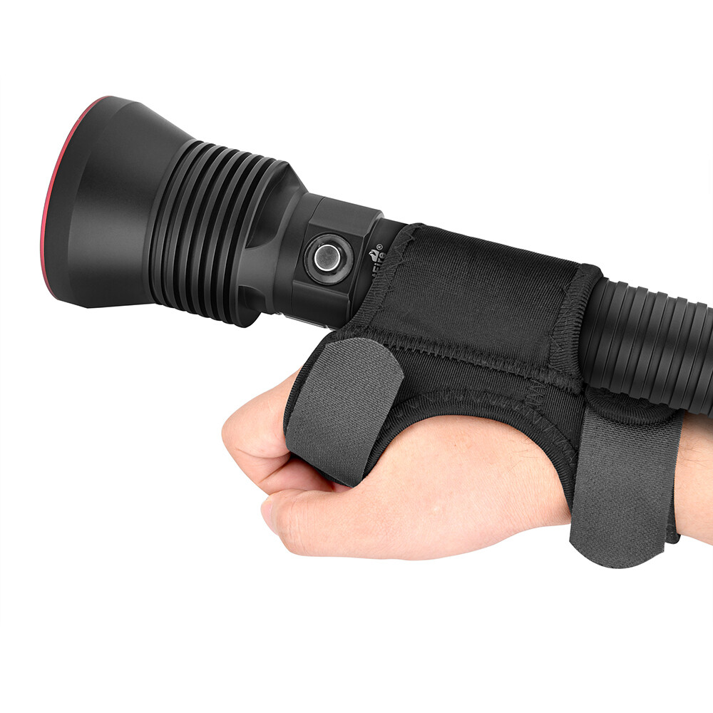 Wrist Arm Nylon Holster Flashlight Gloves for Fishing Diving Hunting