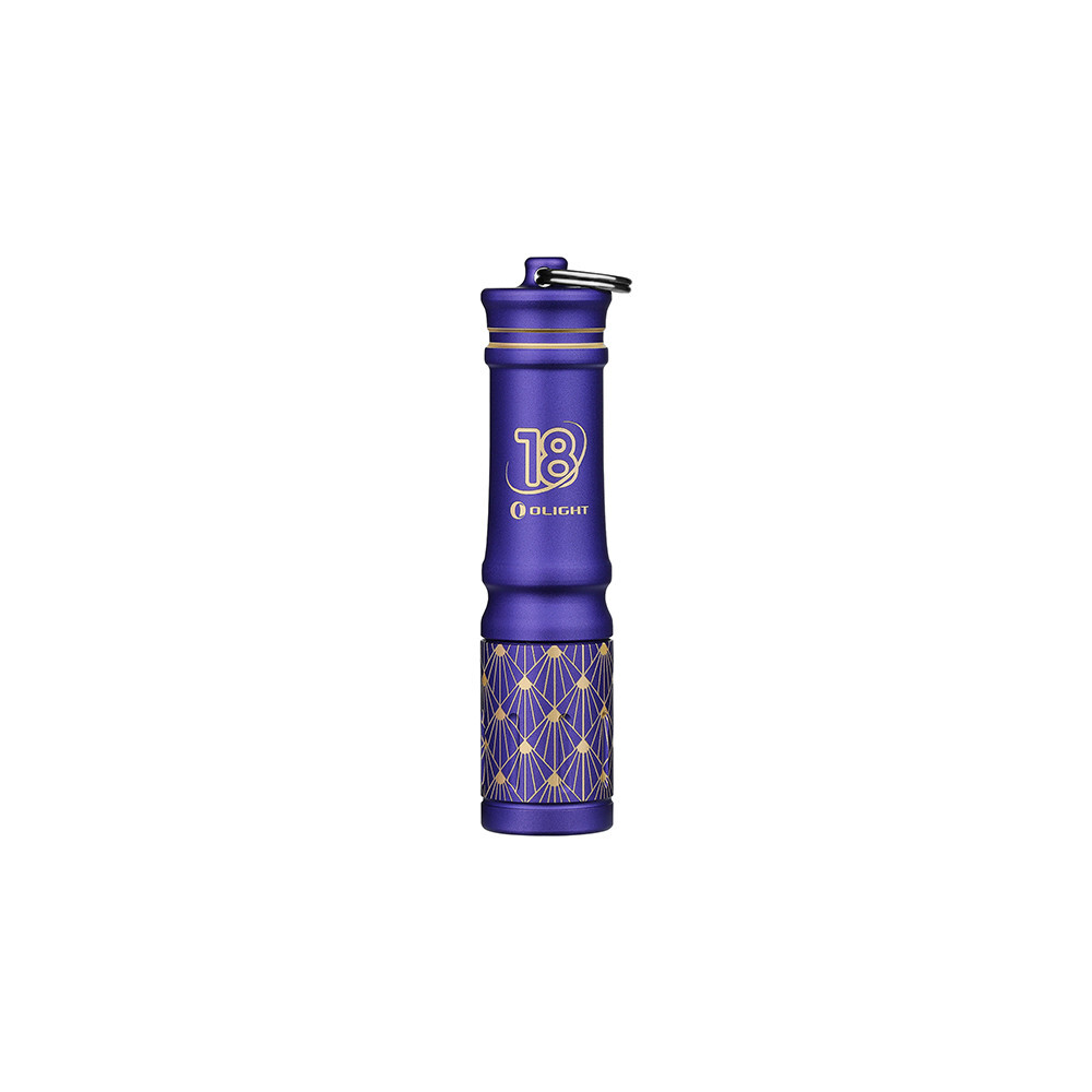 Olight Seeker 4 Pro Cyber Violet & Oclip Pro Purple & I3E 18th Anniversary Editi