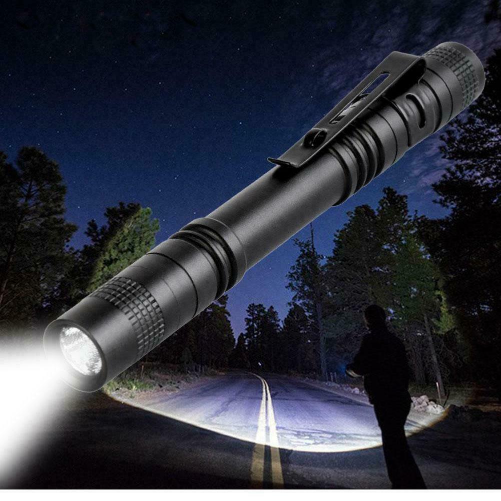 2x Super Bright 900000LM Tactical Flashlight Small LED Torch Light Mini Penlight