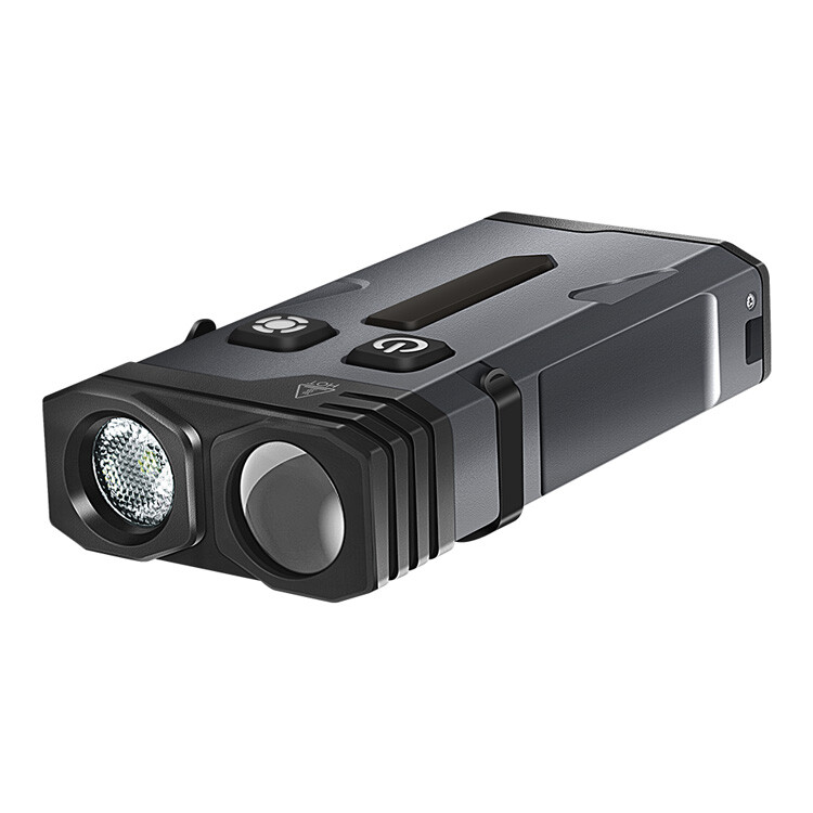 BORUIT EV10 LED Keychain EDC Flashlight Type-C Rechargeable RGB Torch Work Light