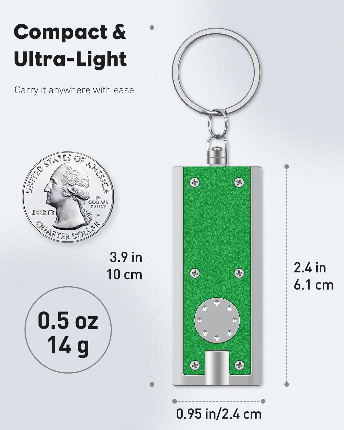 10 Pcs Mini Keychain Flashlight LED Keychain Lights for Outdoor Camping Hiking