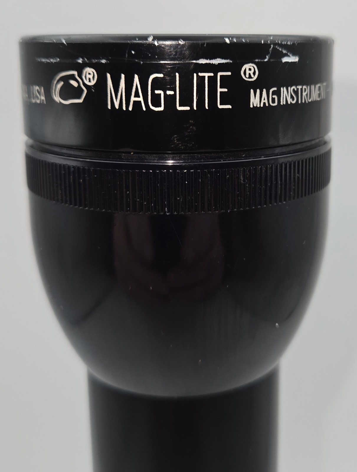 VNTG Maglite 3 D Cell Flashlight Black Incandescent Heavy Duty Made in USA WORKS