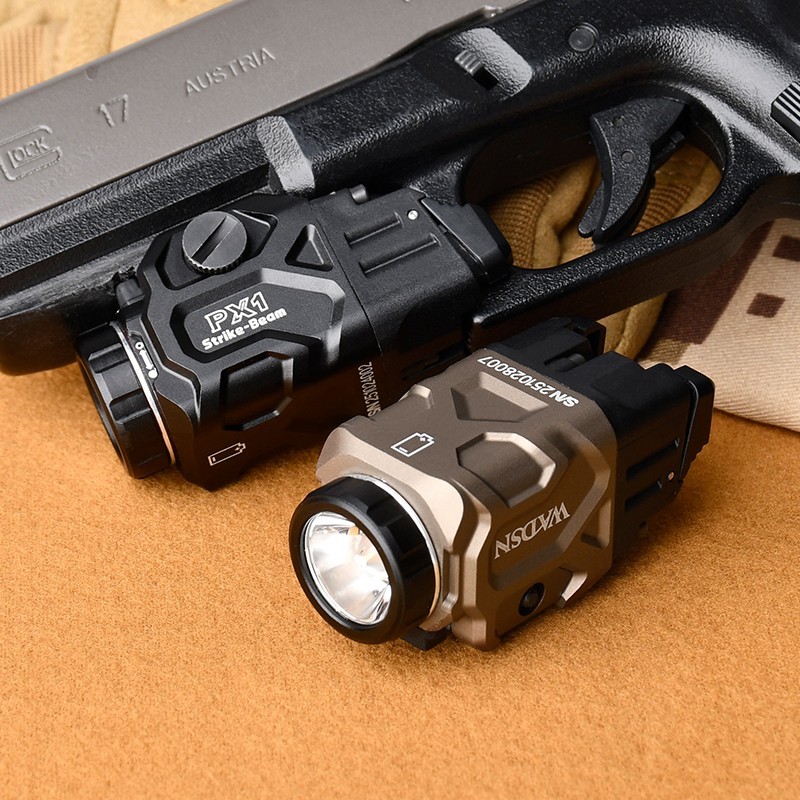 WADSN PX1 Pistol Light Includes High,Low Paddle Switches for 20mm Rail