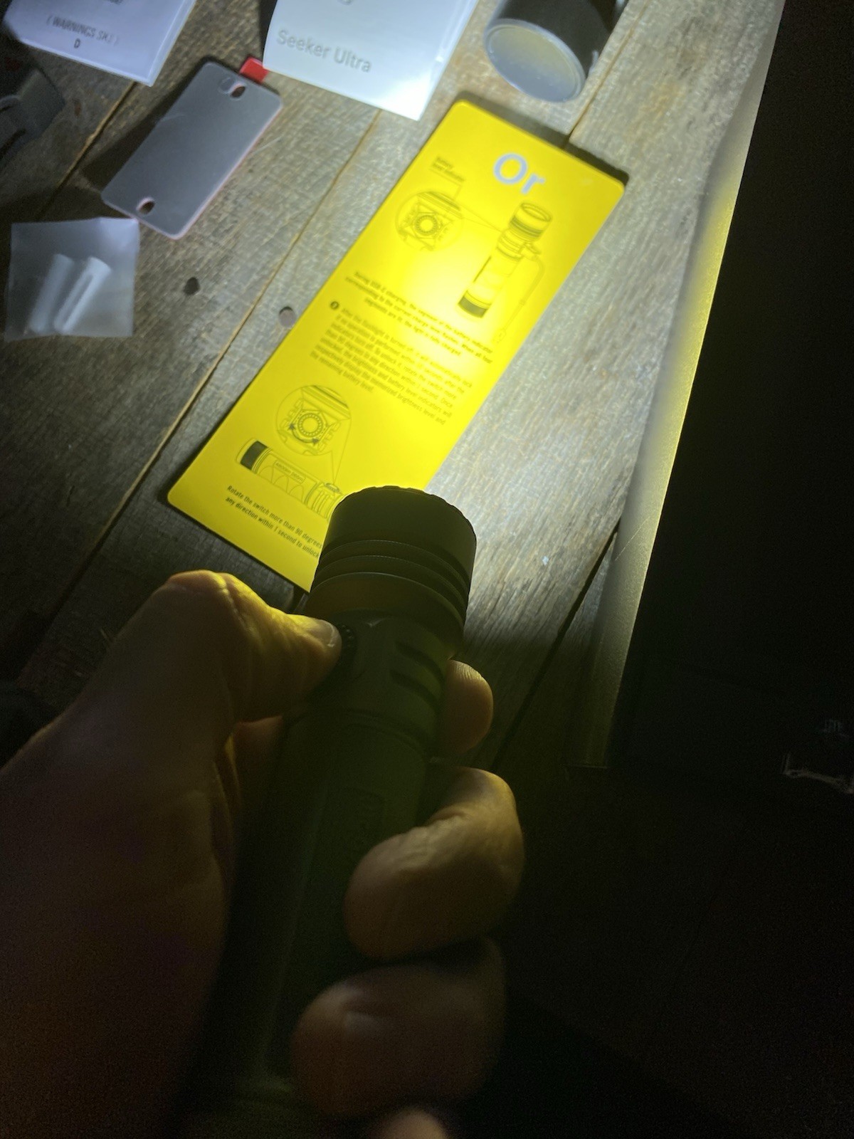 Olight Seeker Ultra Flashlight 4800 Lumens Olive Green