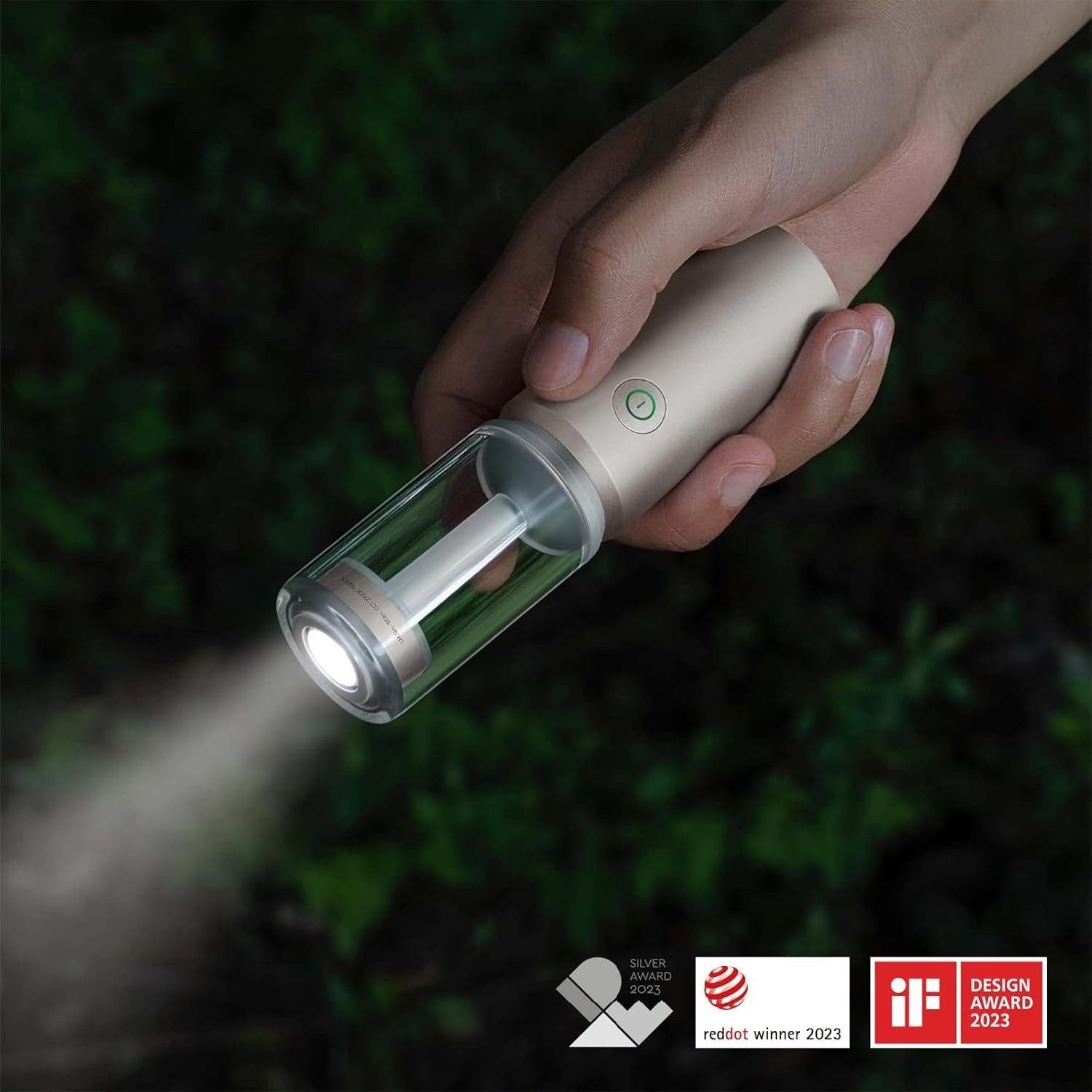 Linterna de camping recargable 3 en 1 de 3100 mAh, resistente al agua IP66