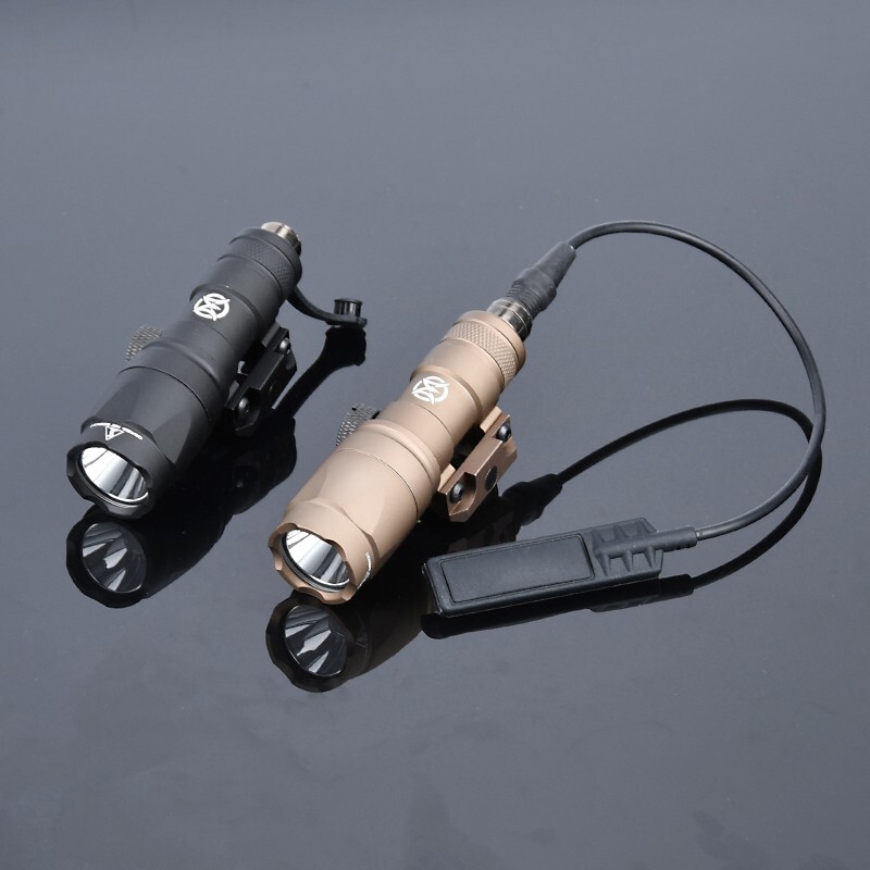 WADSN M300 M300A SF Flashlight Tactical Scout Light 510 Lumens Fit 20mm Rail