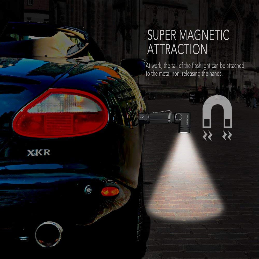 Nicron Led Magnetic Flashlight Mount Work Light Magnet Waterproof FlashLight N7