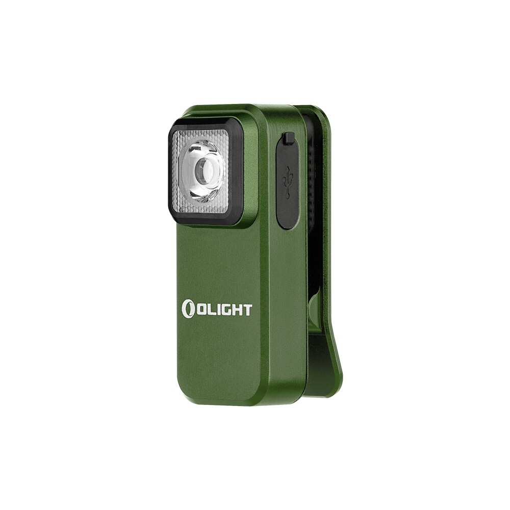 Olight Oclip Clip OD Green Light with White and Red Light, 300 Lumens, 70 Meters