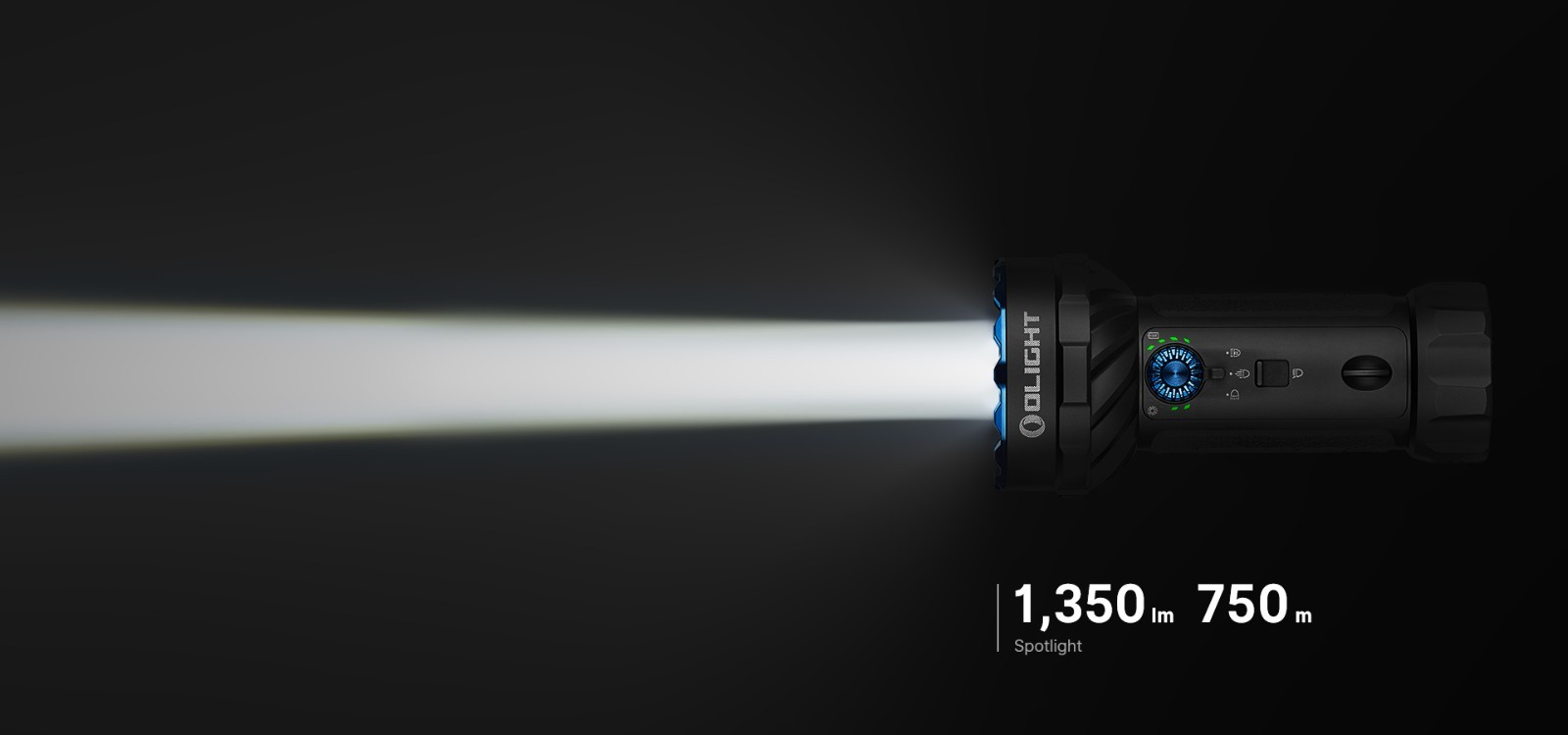 Olight Marauder Mini 2 10,000 Lumen Ultra Bright Long Throwing Flashlight (Blue)