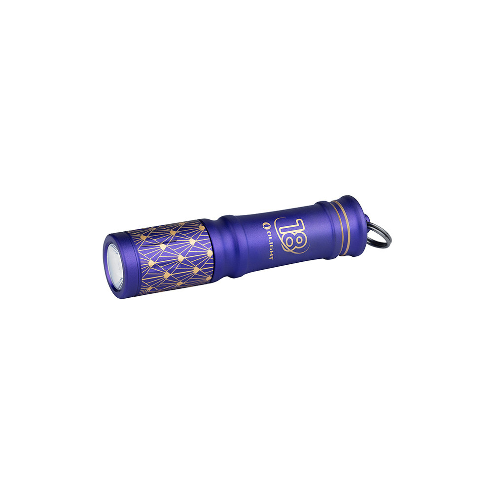 Olight Seeker 4 Pro Cyber Violet & Oclip Pro Purple & I3E 18th Anniversary Editi