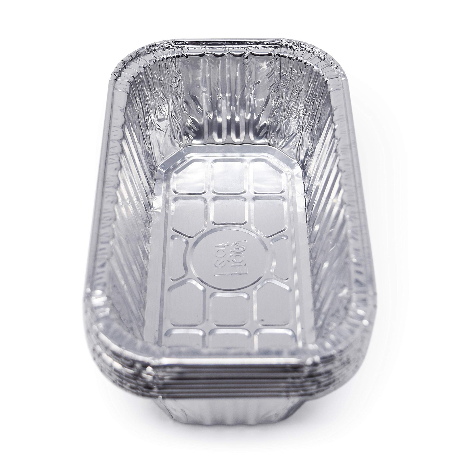 (100 Pack) Premium 1-LB Bread Loaf Baking Pans l Mini 6″ x 3.7″ x 2″, Silver