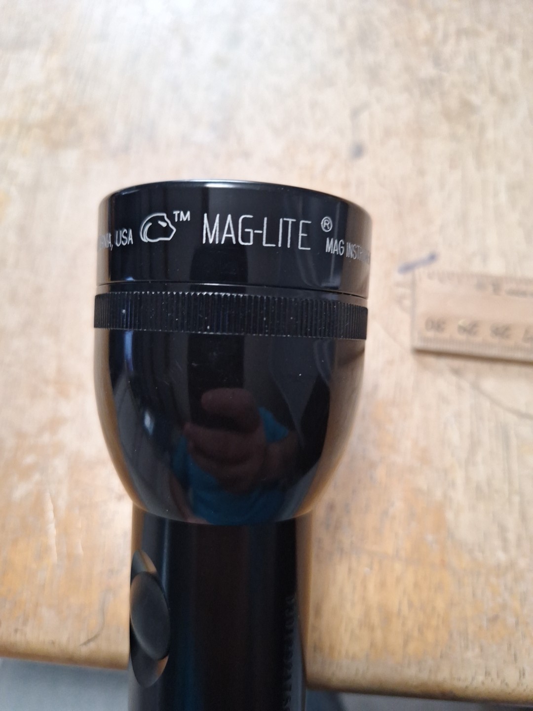 Maglite 3D Cell Flashlight Black Mag Instrument Ontario California 12″ GREAT Con