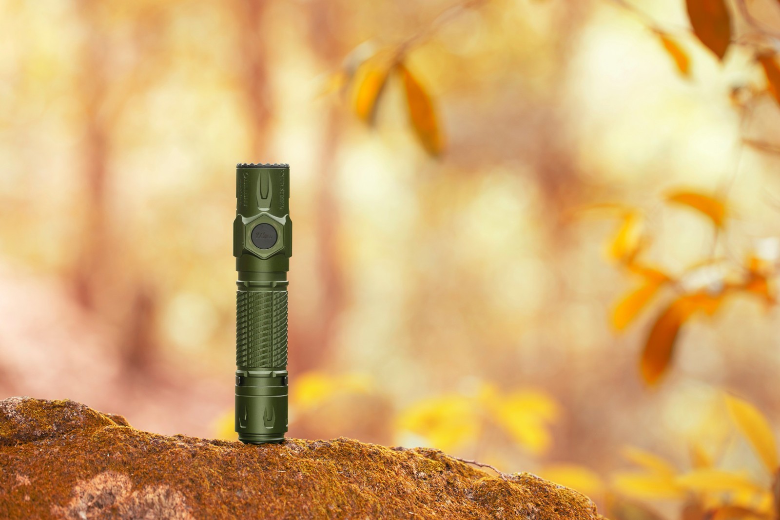 Olight Warrior Ultra OD Green 2500 Lumens Tactical Flashlight with OAL Material
