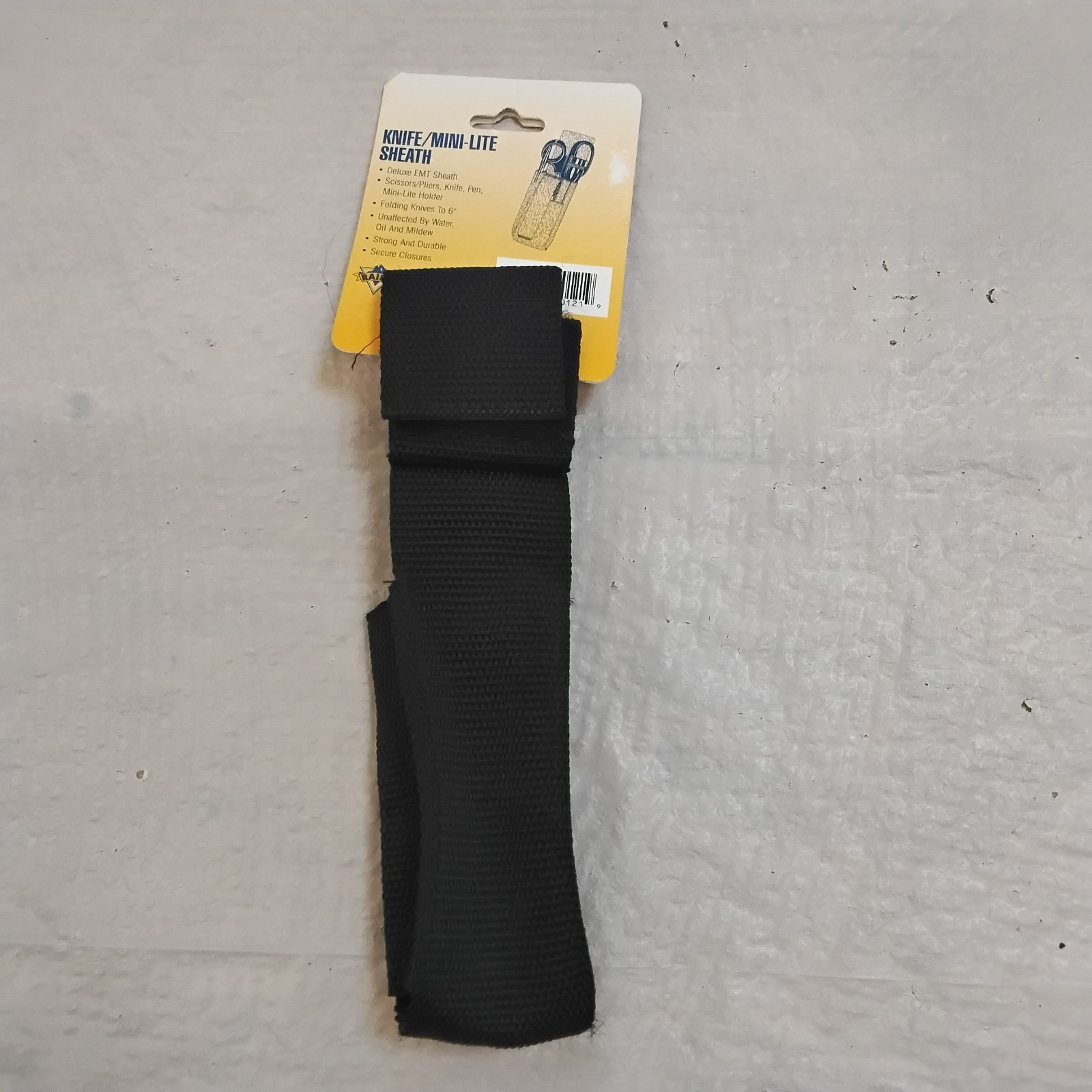 Raine Knife Mini Lite Sheath #0012 Black Nylon Belt Pouch Flashlight Pen Tool…