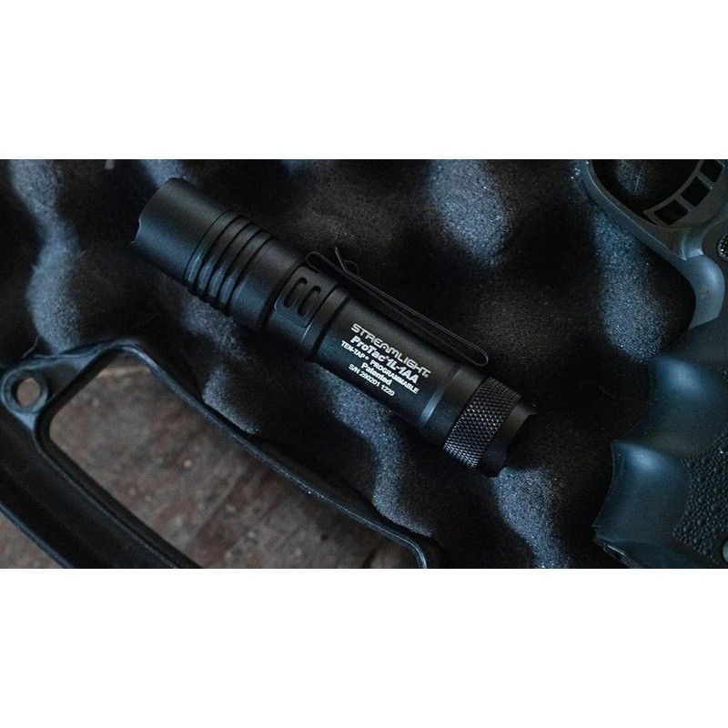 LED Flashlight Adjustable Brightness High Low Strobe Portable Battery Powered US
