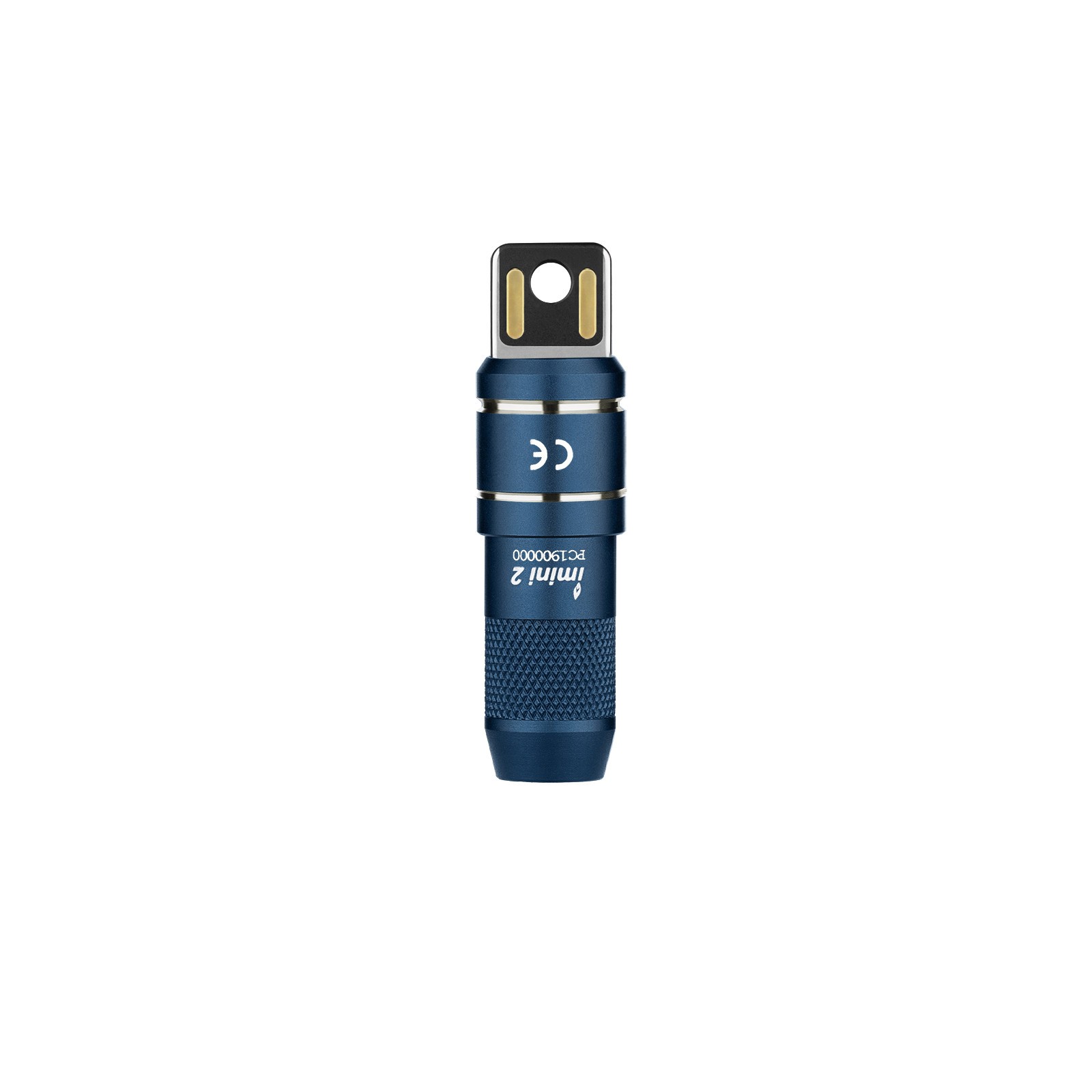 Olight imini 2 Midnight Blue Rechargeable Mini Keychain Flashlight, 50 Lumens