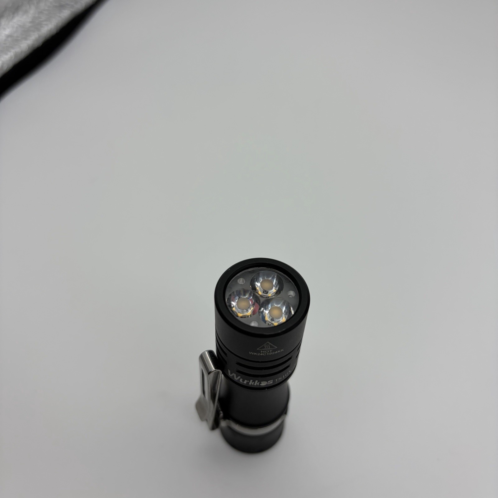 Wurkkos TS10 V2 Pocket EDC Flashlight Black Body-Mini 90CRI LED Flashlight