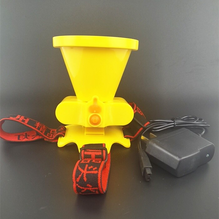 LED Diving Headlight Underwater Strong Night Fishing Lamp Built-in Battery