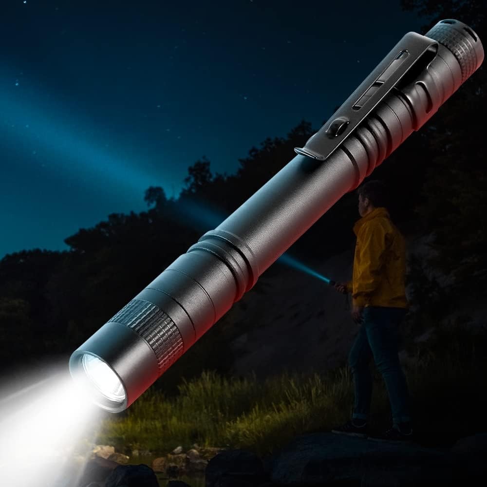 200Pc Small LED Flashlight Torch Penlight For Dentist Camping Hiking Pocket Lamp
