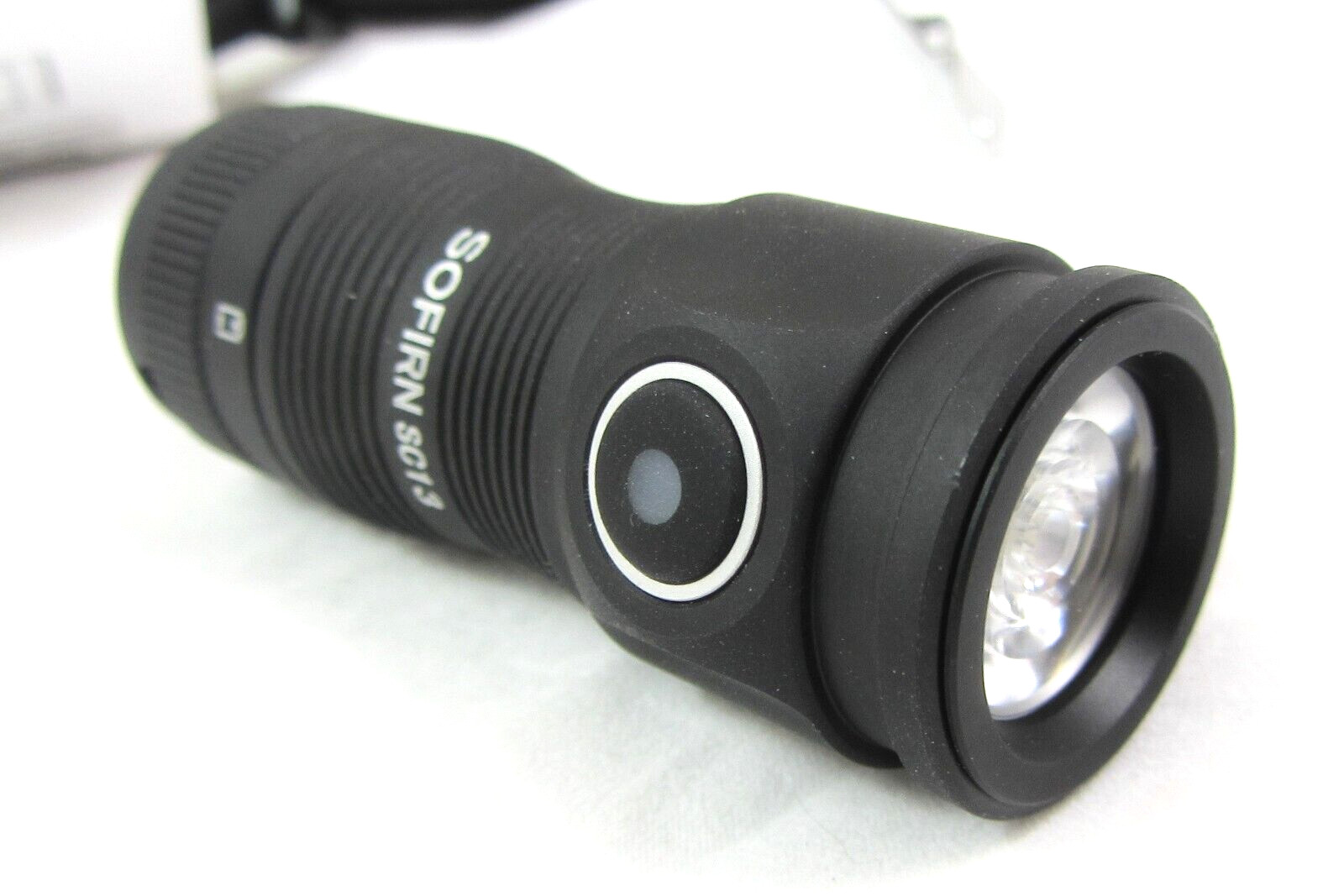 SOFIRN SC13 Compact Mini USB-C Rechargeable 1300 Lumen LED Flashlight Kit Black