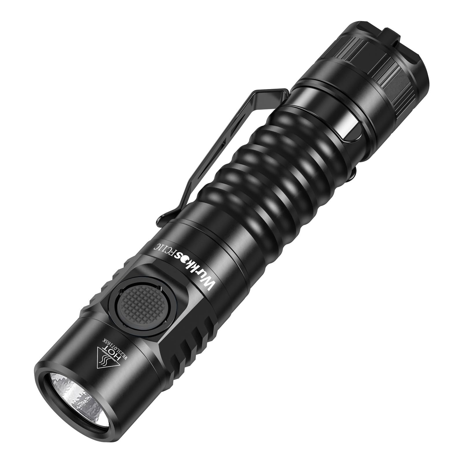 Wurkkos FC11C Led Flashlight Rechargeable High Lumen 1200, Black 5000K