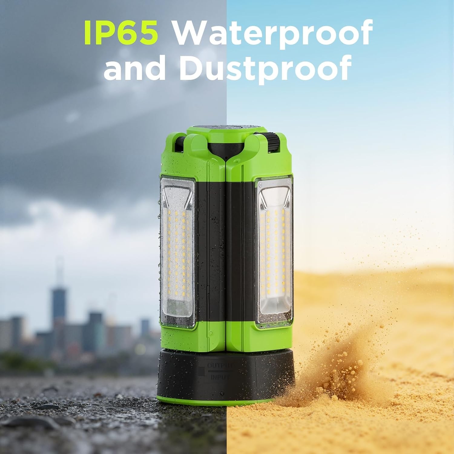 Camping Emergency Light 2700 Lumens 12000Mah with Adjustable Tripod Stand, IP65