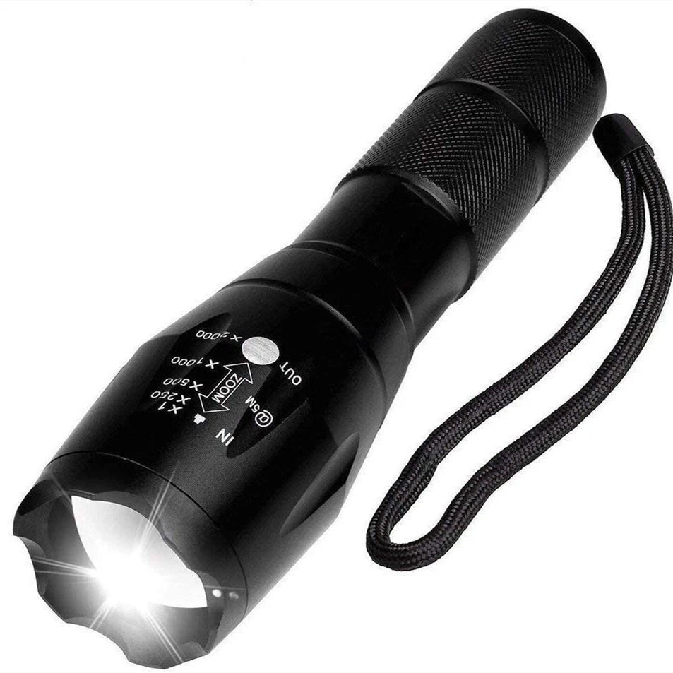 5 x Tactical 18650 Flashlight High Powered 5Modes Zoomable Aluminum