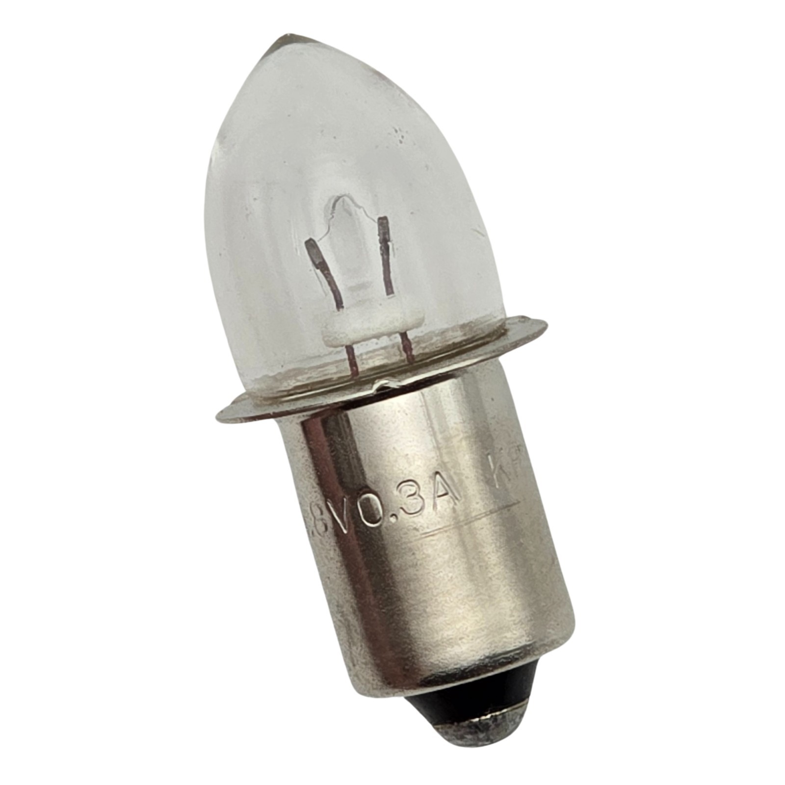 5x P13.5 Base 4.8V 0.3A Flashlight Bulb for 1.5V Battery Torches/Lights
