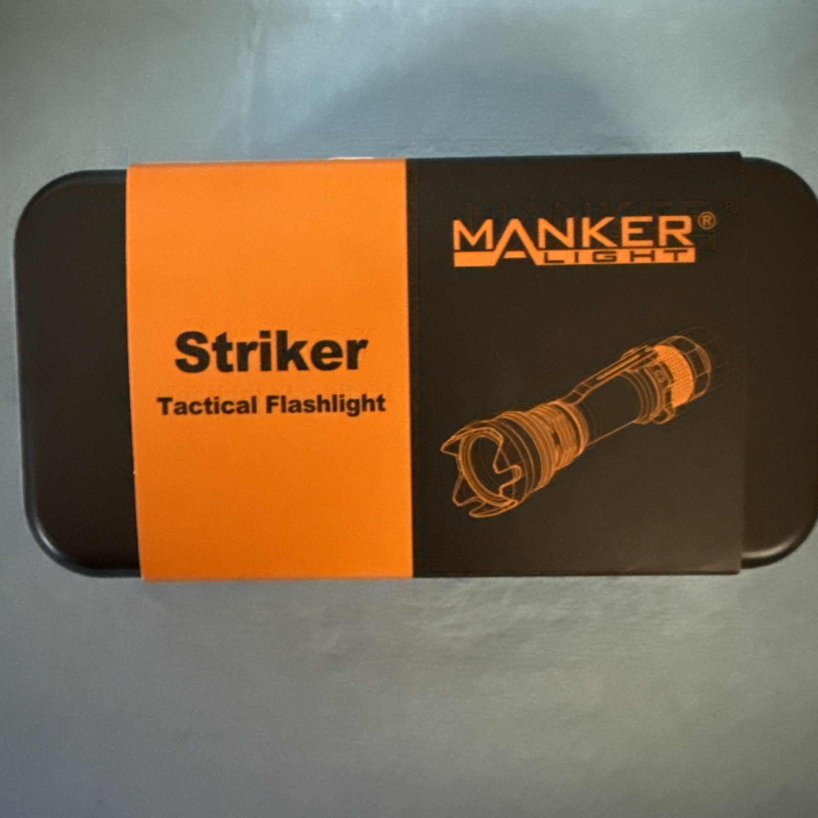 Manker Striker Mini Ti Tactical Flashlight 635LM USB-C Titanium EDC